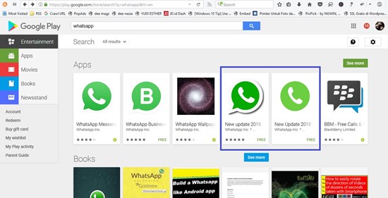 WhatsApp Palsu Telah di Download Lebih Dari 1 Juta Kali